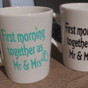 Mr and Mrs. Mug set